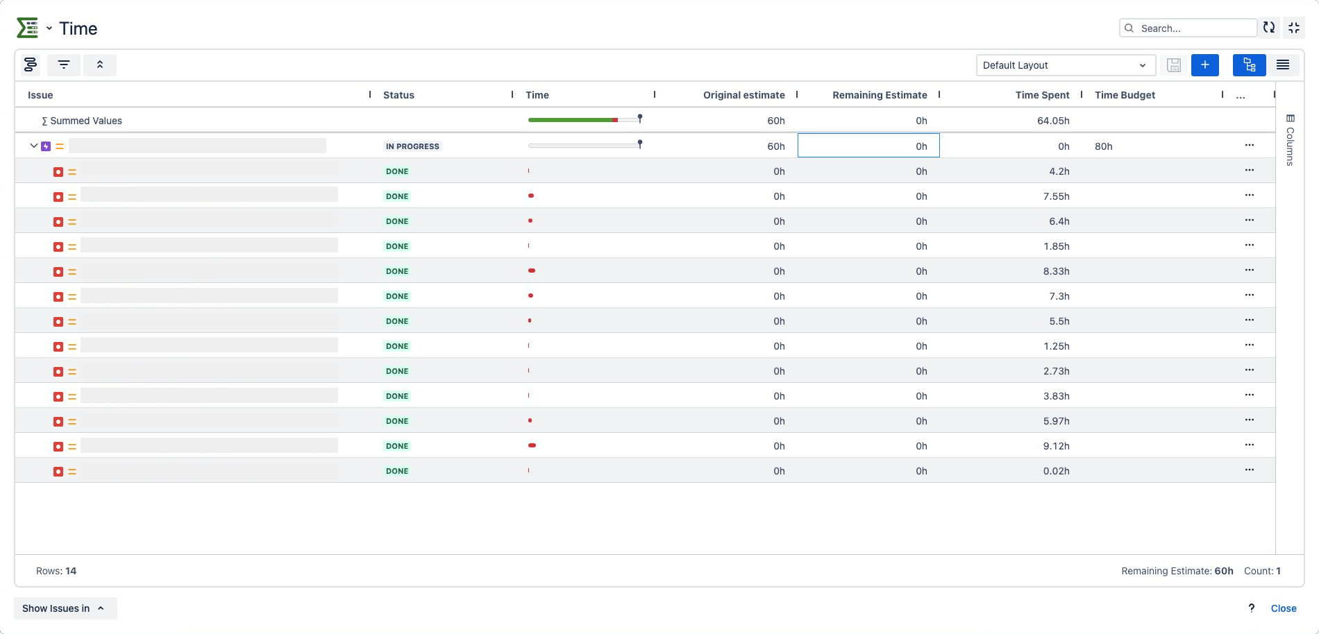 Bug tracking DVE copy