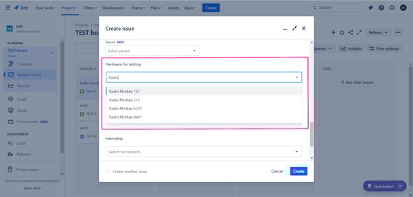 HubSpot obkject selection